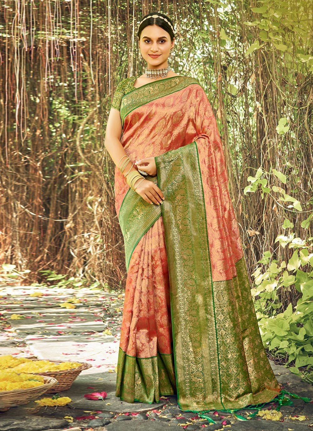 Traditional Weaving Zari Kanjivaram Silk Saree - S4634
