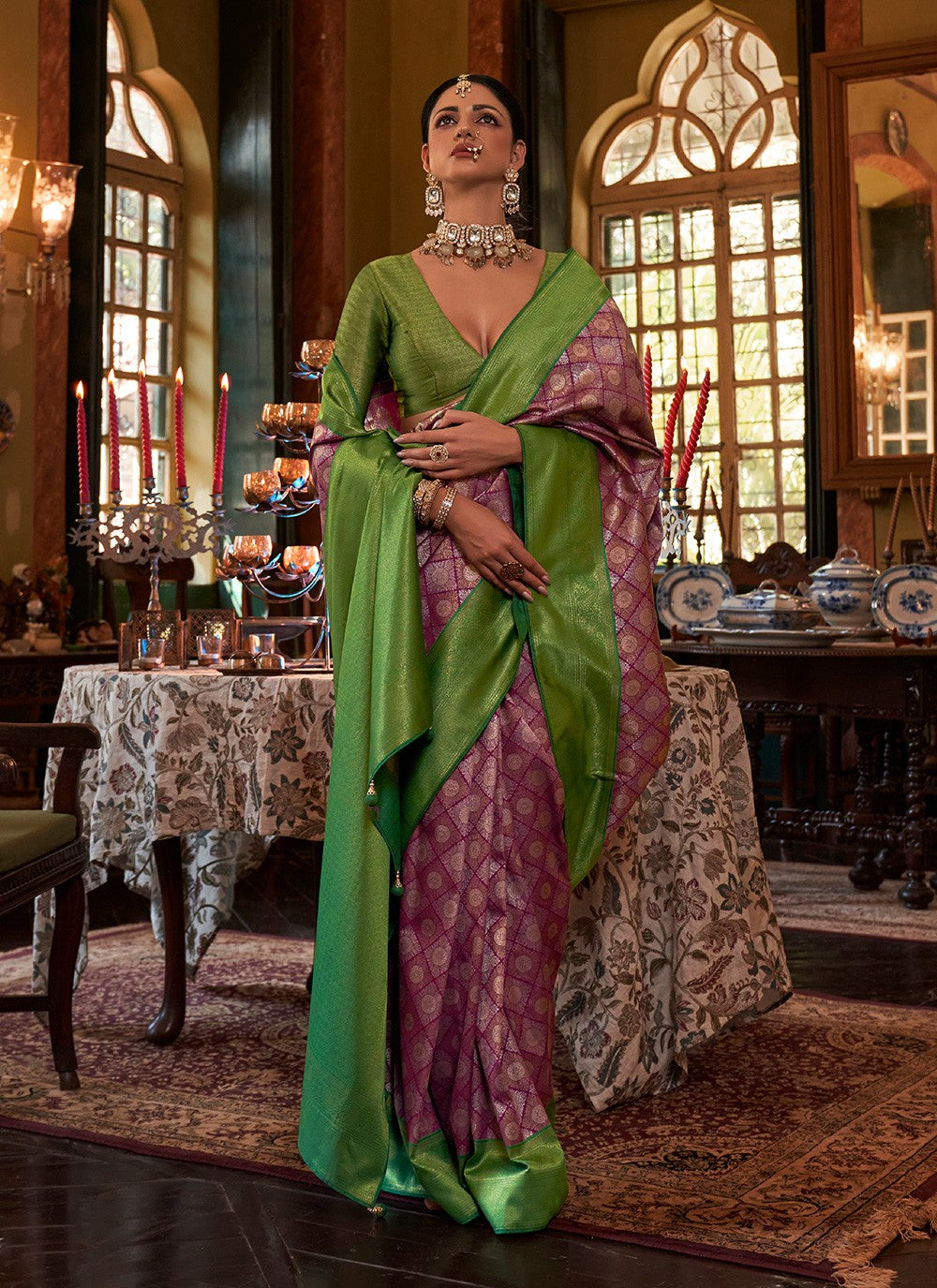 Designer Weaving Zari Kanjivaram Silk Saree - S3139