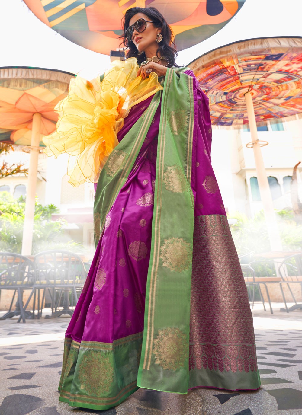 Classic Weaving Zari Katan Silk Saree - S7749