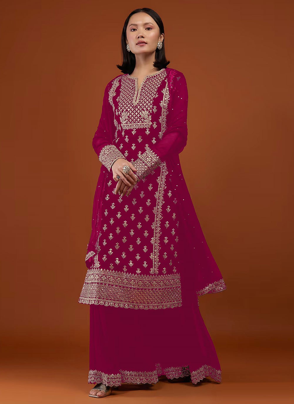 Georgette Salwar Suit - T997