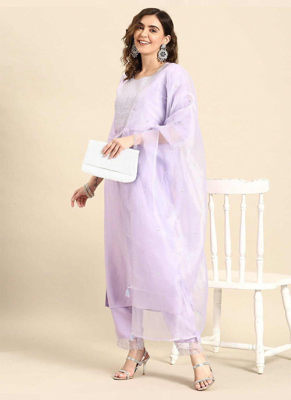 Rayon, Viscose Anarkali - T1166