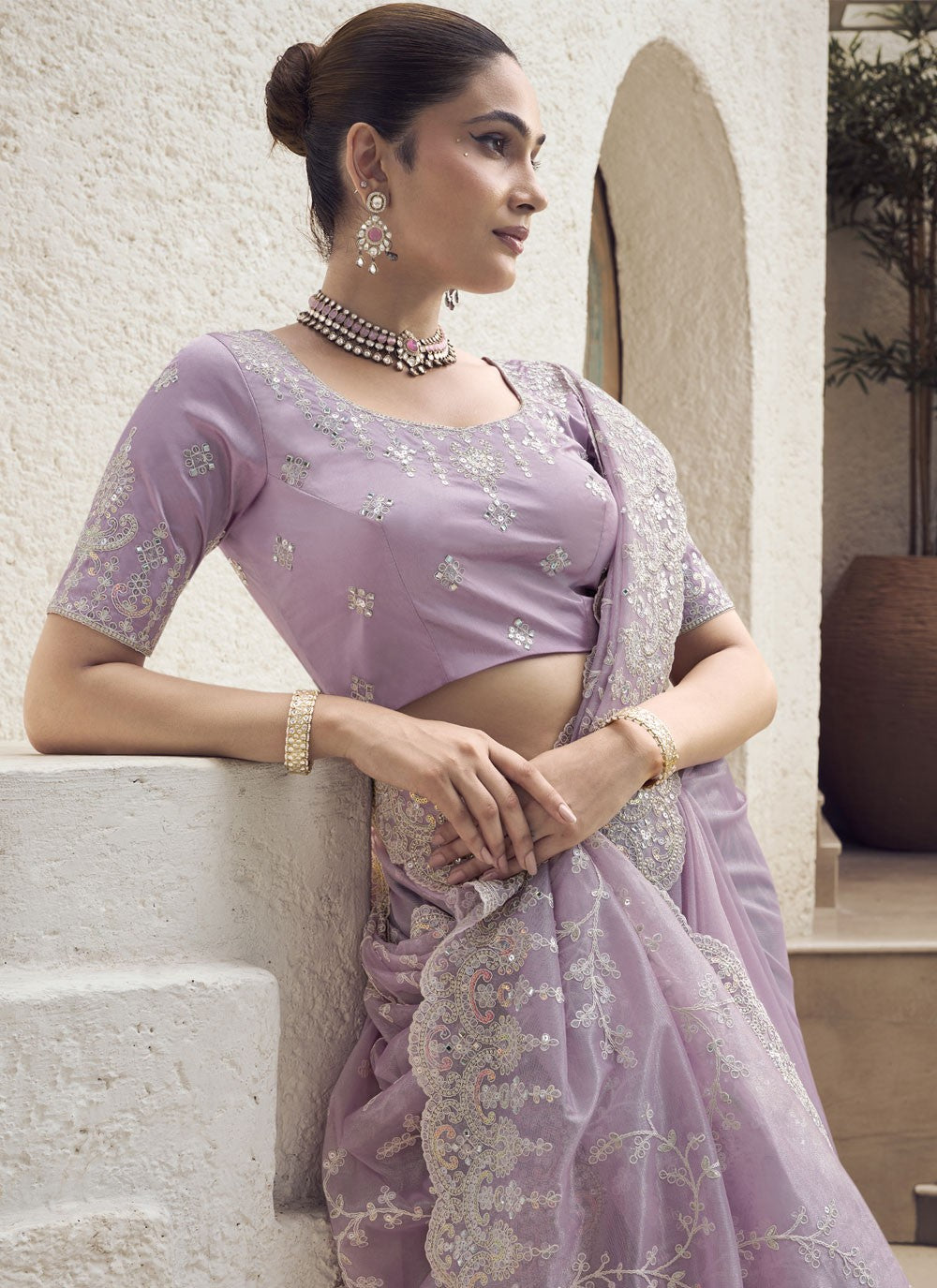 Classic Cord Silk Saree - S8517