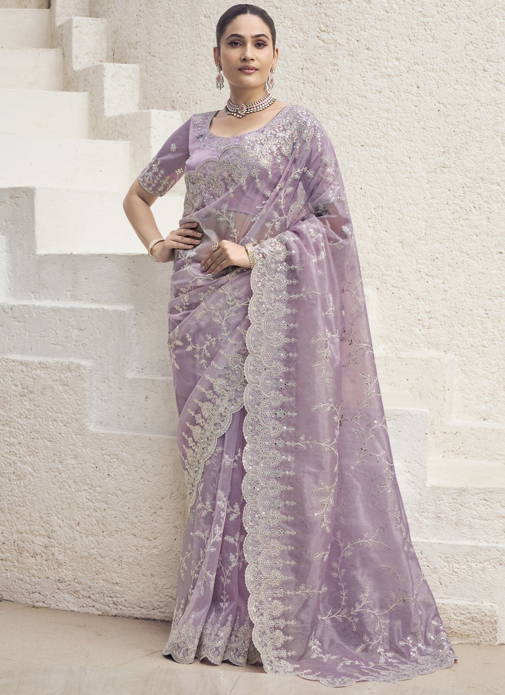Classic Cord Silk Saree - S8517
