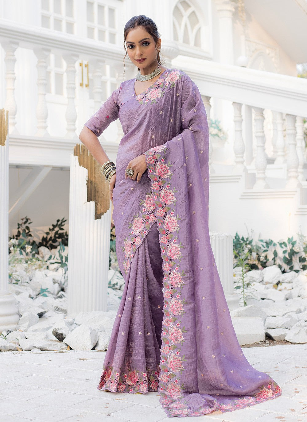 Traditional Printed Lavender Crush S12548