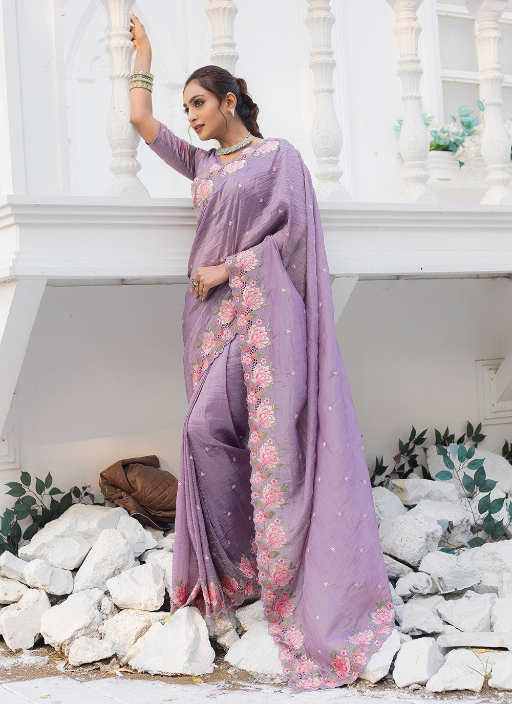 Traditional Printed Lavender Crush S12548