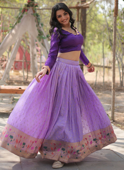 Border Work Viscose Readymade Lehenga Choli - L2191