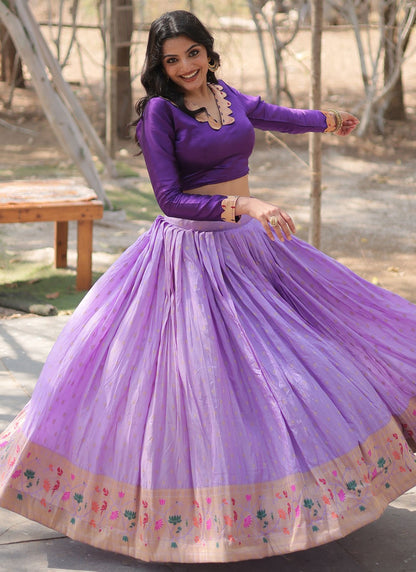 Border Work Viscose Readymade Lehenga Choli - L2191