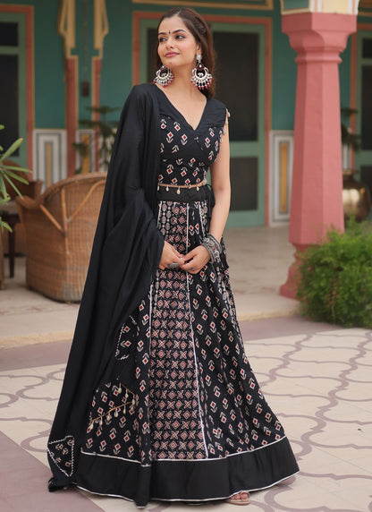 Patch Rayon A - Line Lehenga - L2392