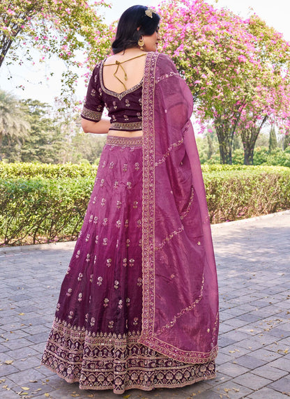 Crush Ceremonial, Festival, Mehandi & Sangeet A - Line Lehenga L3653