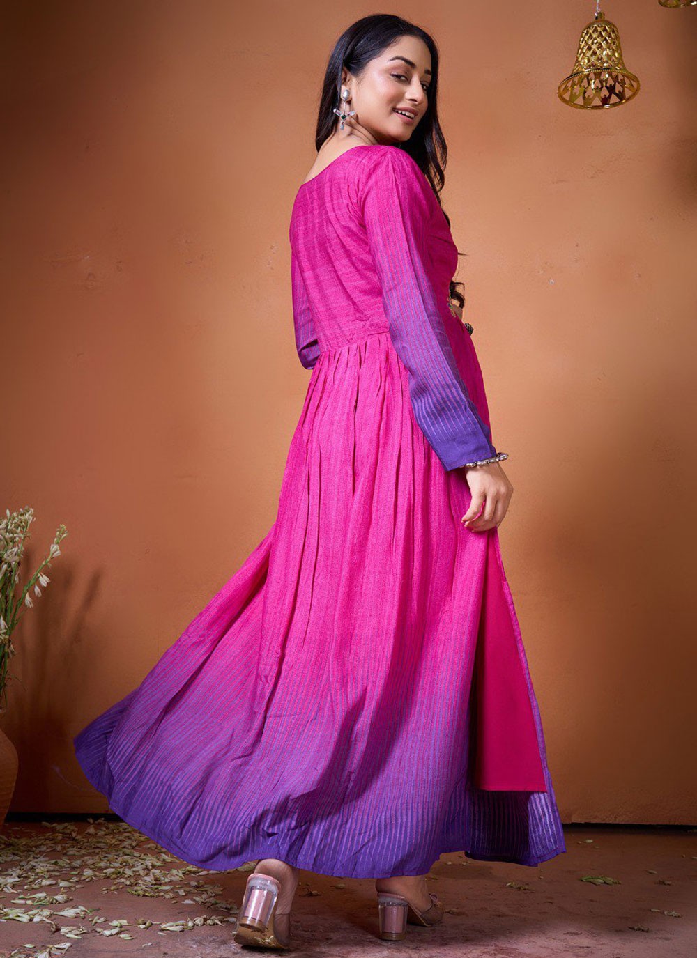 Lace Muslin Gown - G1806
