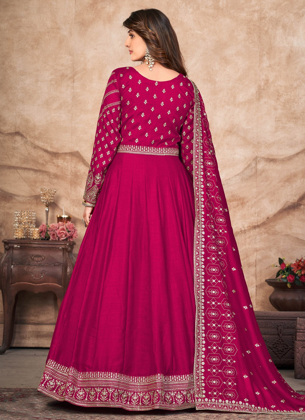 Art Silk Salwar Suit - T1301