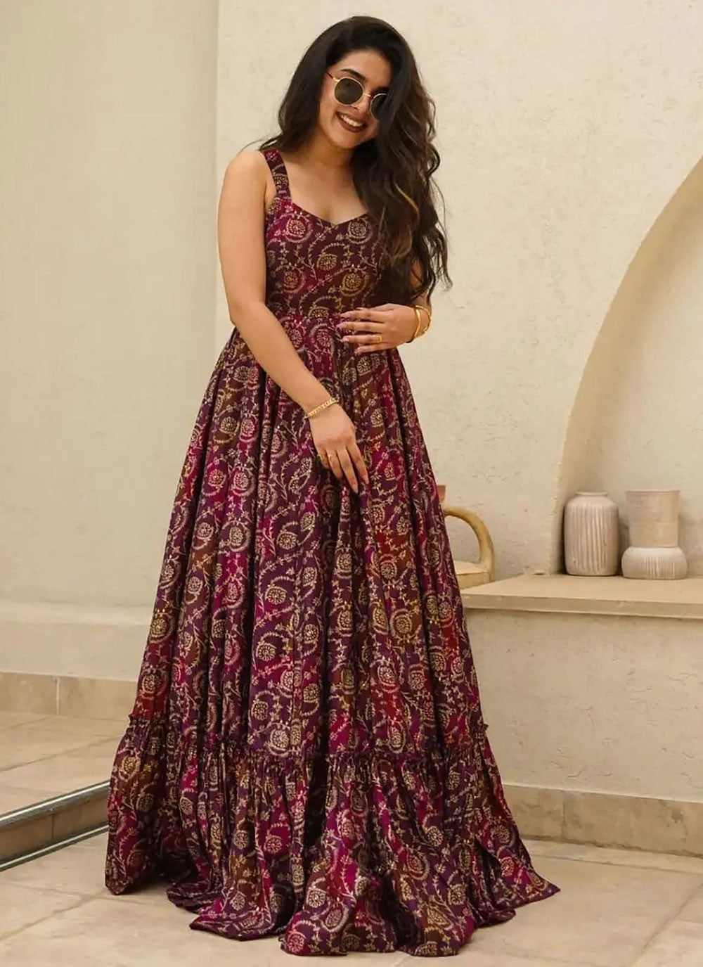 Rayon Gown - G1529