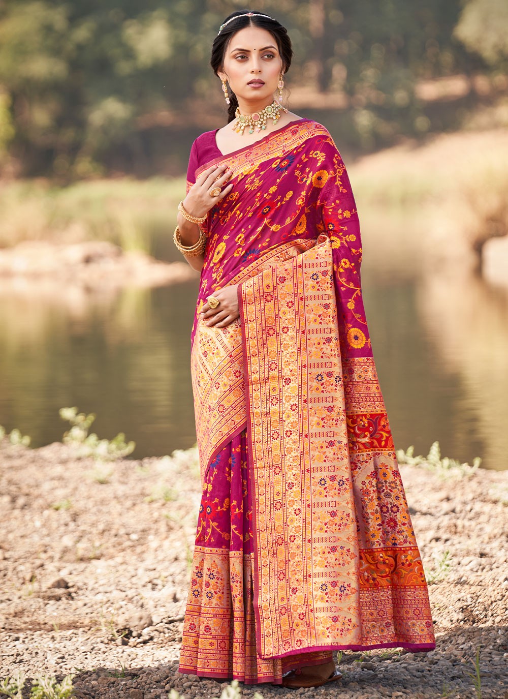 Saree Weaving Zari Silk Saree - S2710