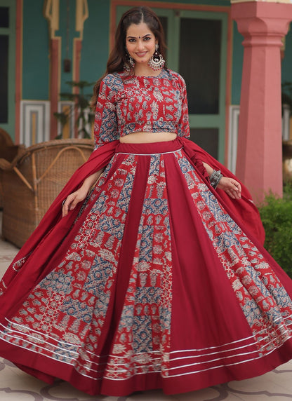 Lace Rayon Readymade Lehenga Choli - L2398