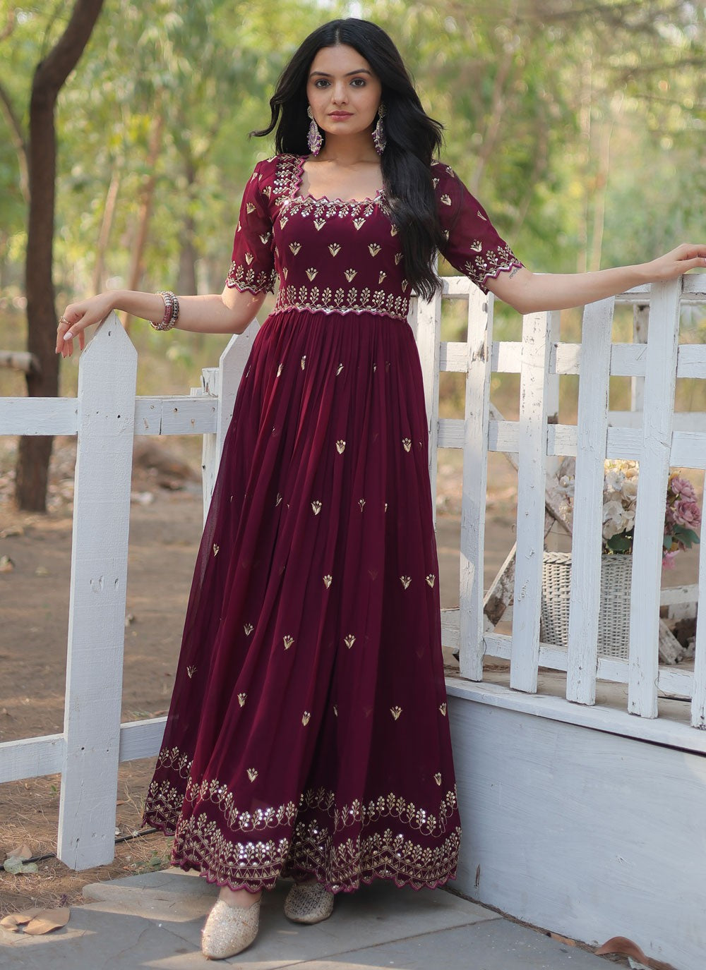 Rayon Gown - G1525