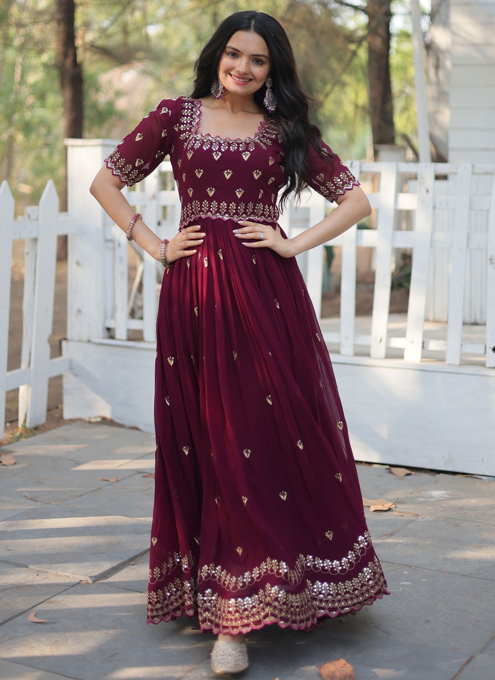 Rayon Gown - G1525
