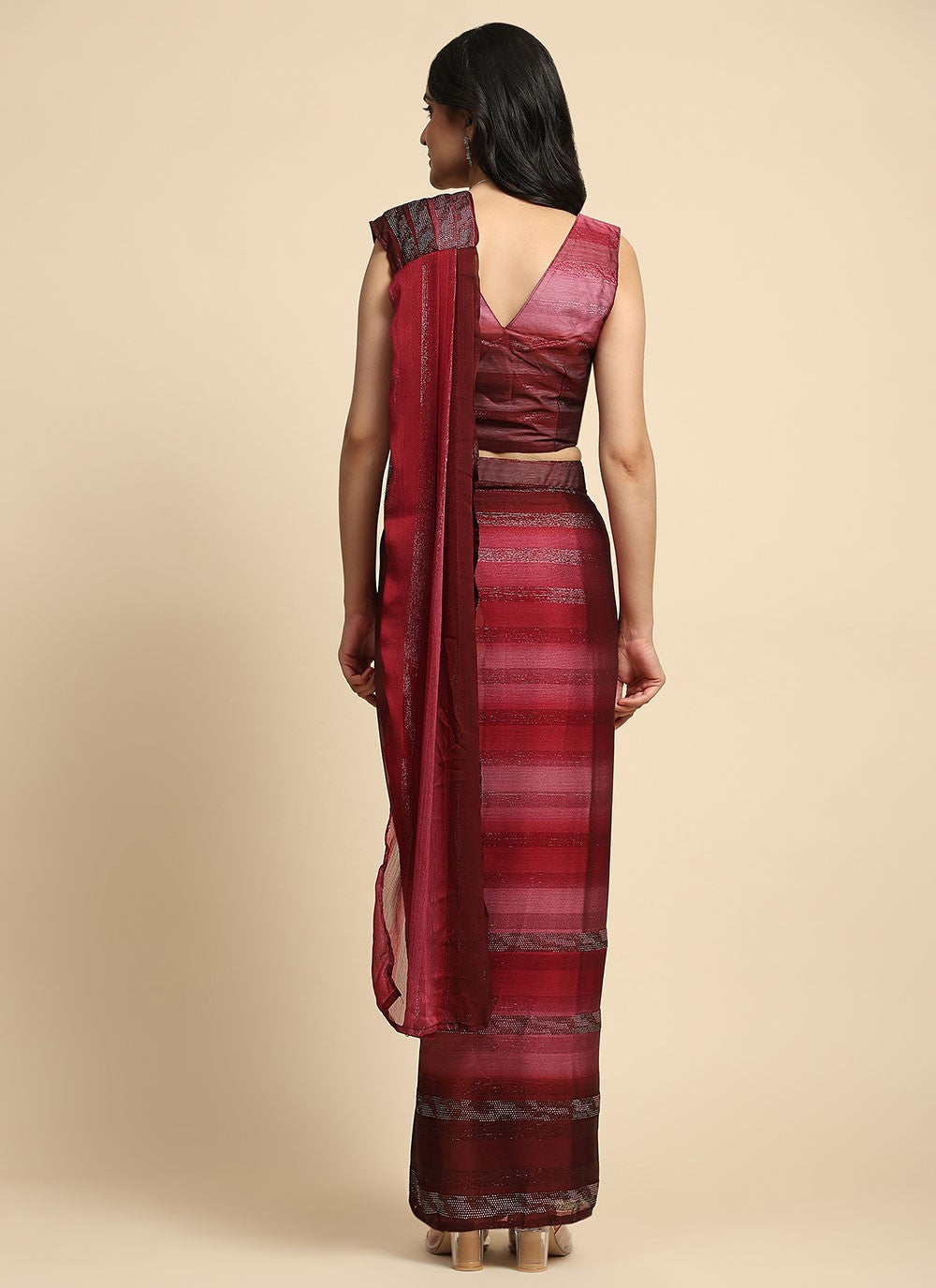 Classic Stones Satin Silk Saree - S7063