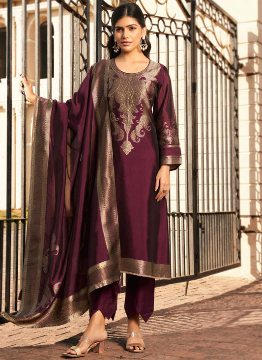 Archive Woven 316152 Maroon T6640