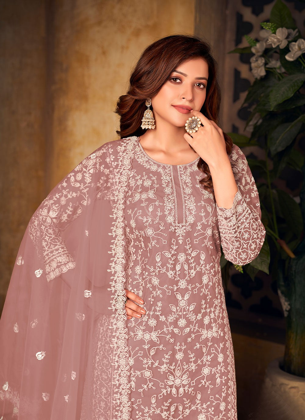 Net Palazzo Suit - T735