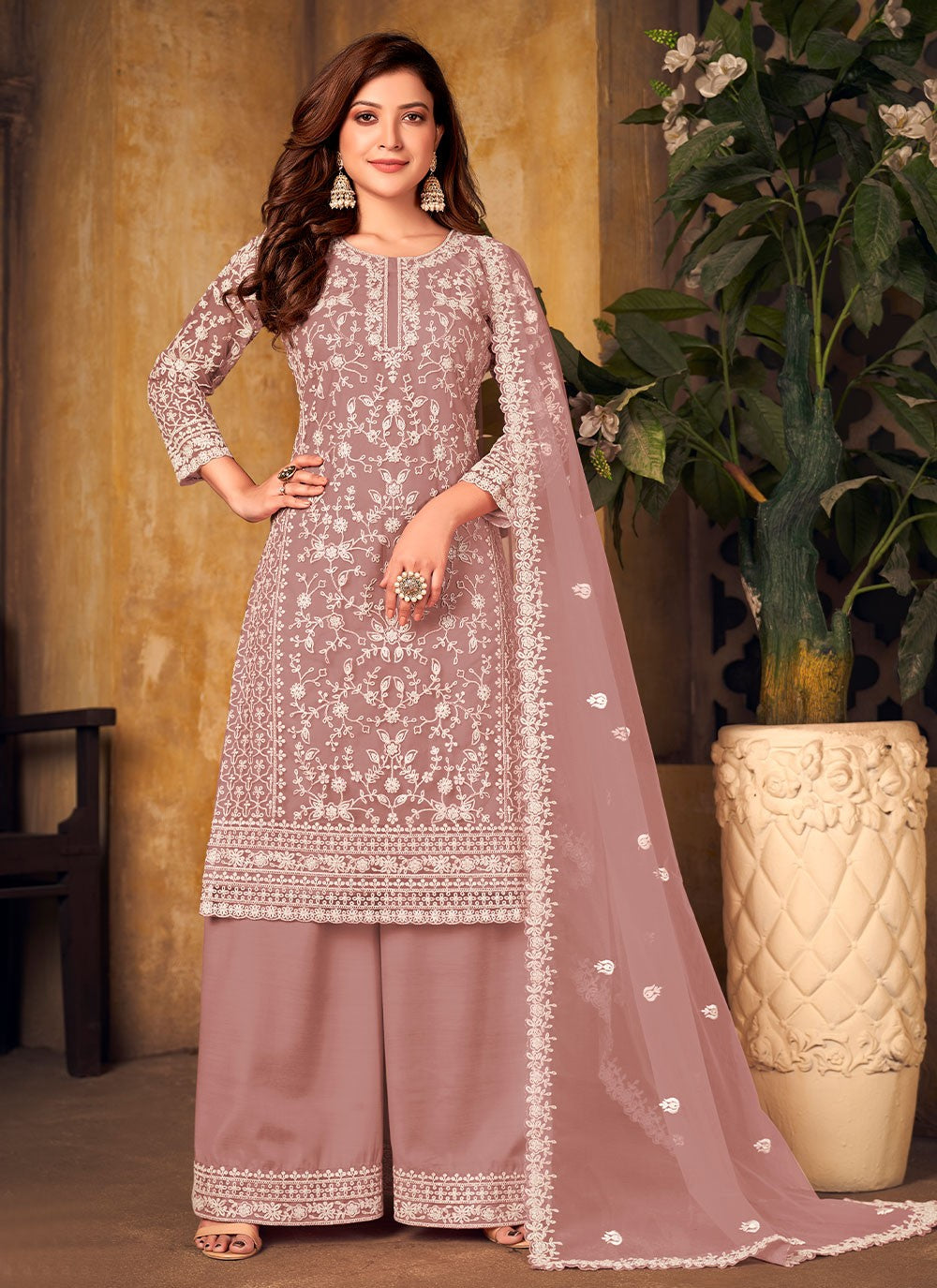 Net Palazzo Suit - T735