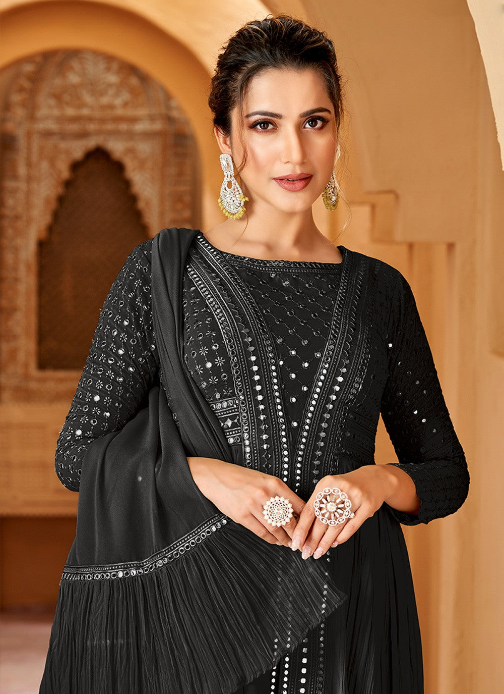 Crush, Georgette Salwar Suit - T1186