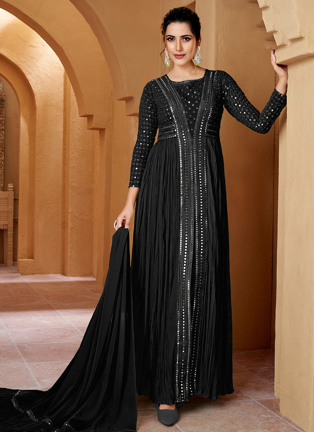 Crush, Georgette Salwar Suit - T1186