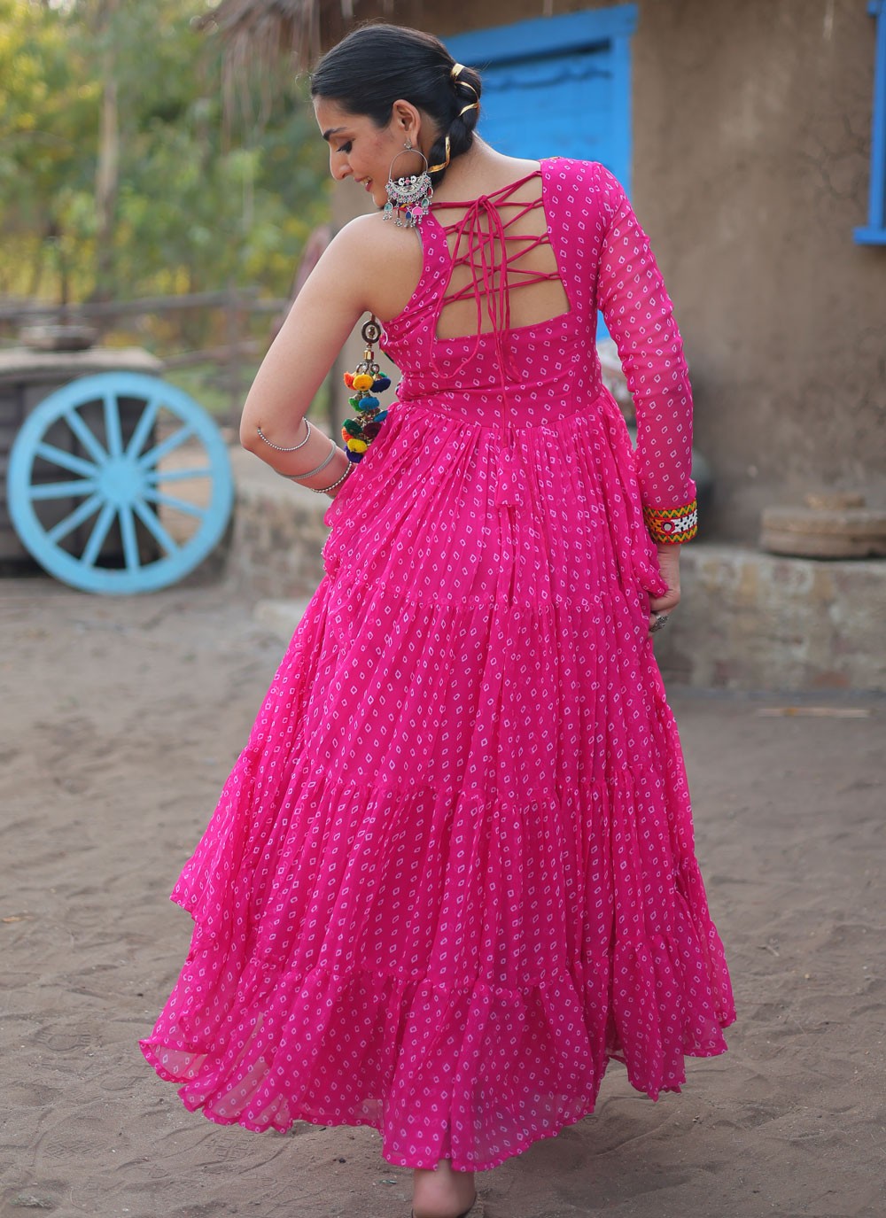 Faux Georgette Gown - G1495