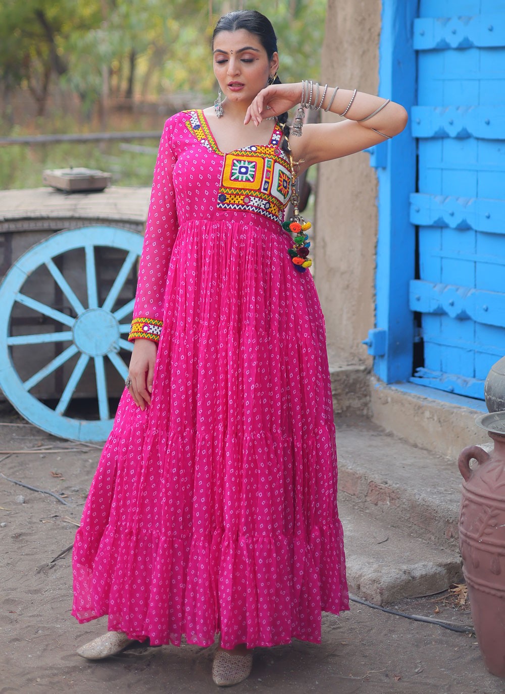 Faux Georgette Gown - G1495