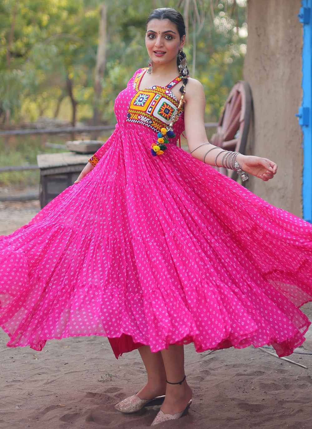 Faux Georgette Gown - G1495
