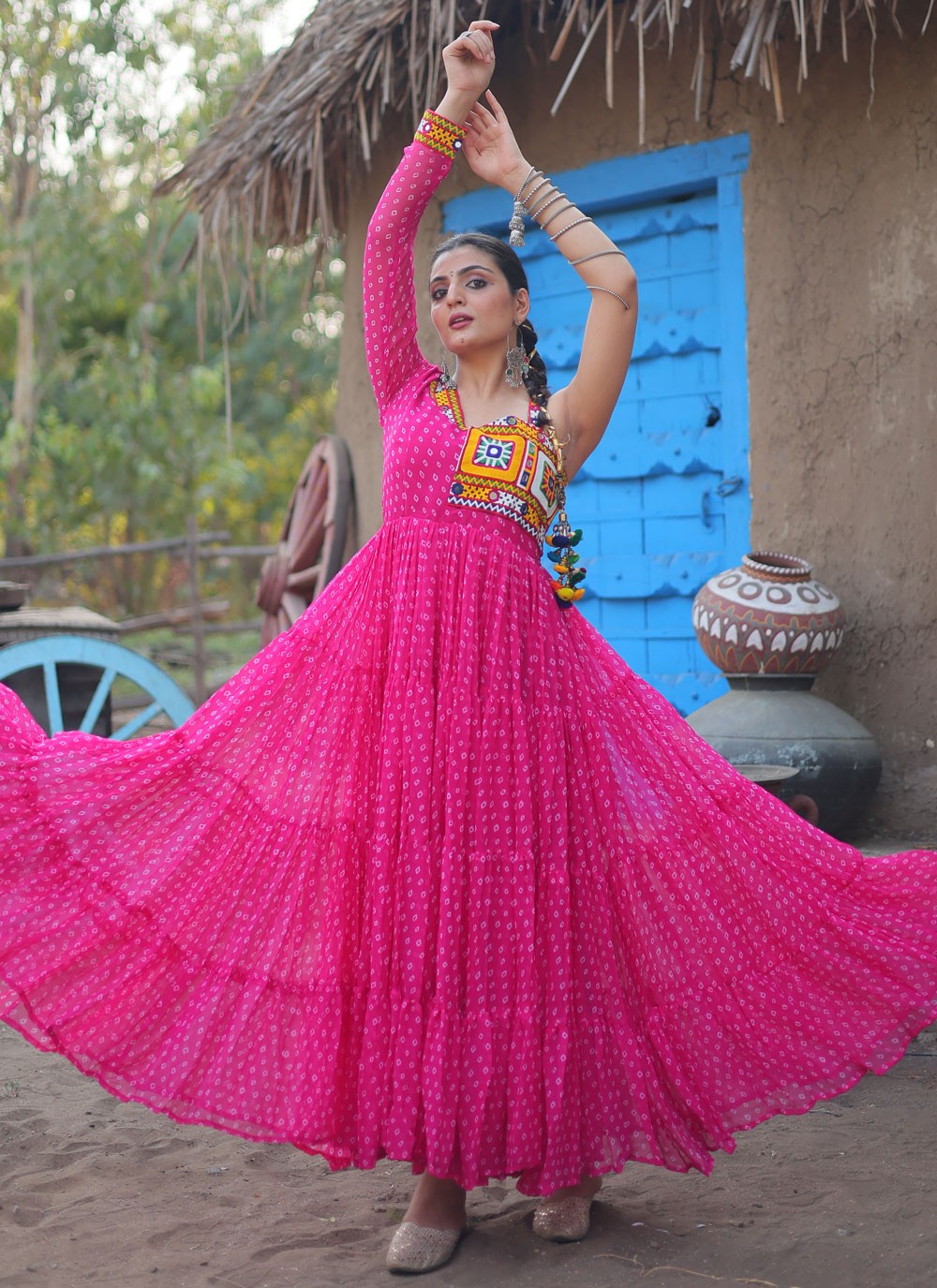 Faux Georgette Gown - G1495