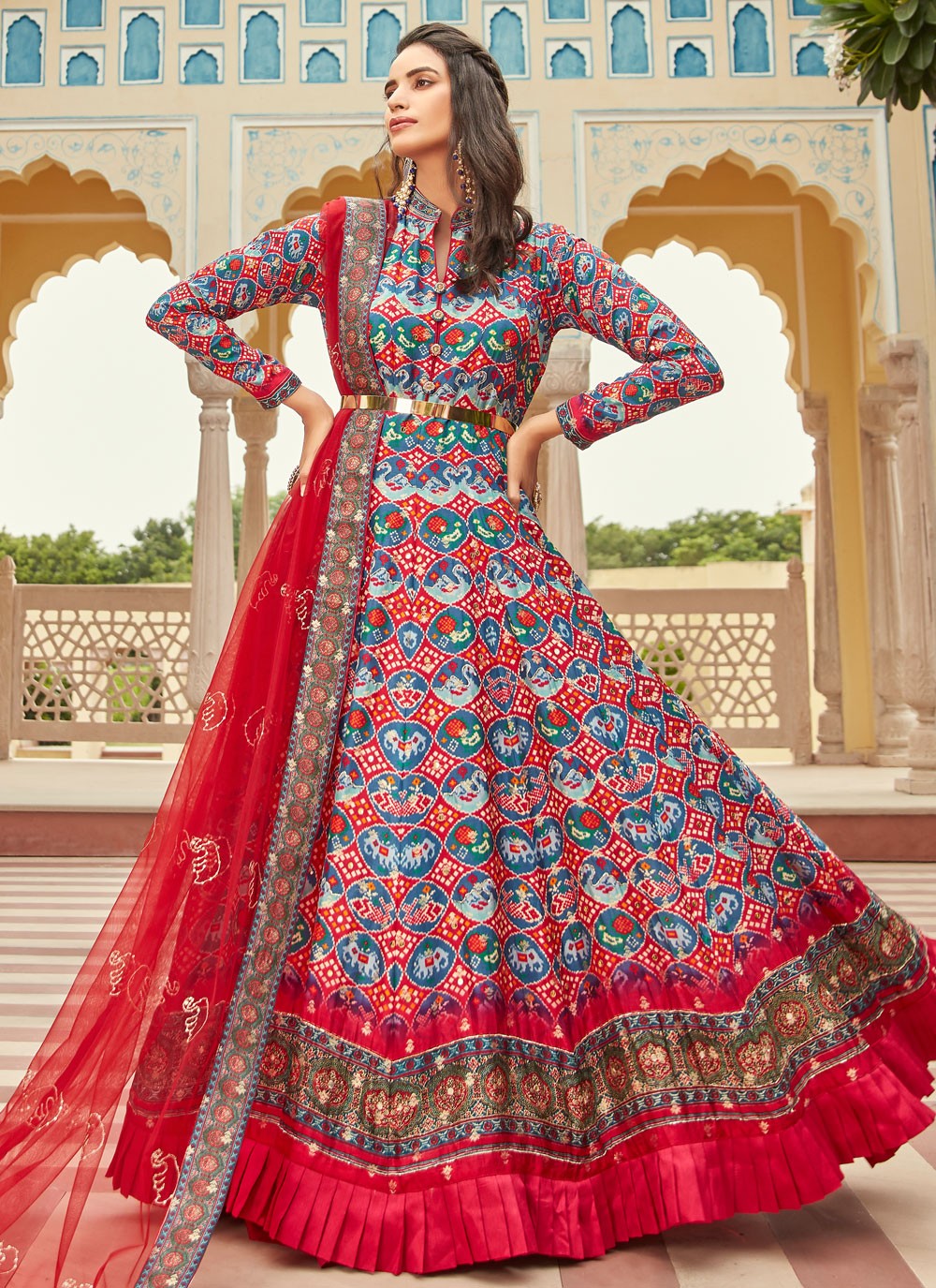 Jacquard Gown - G1237