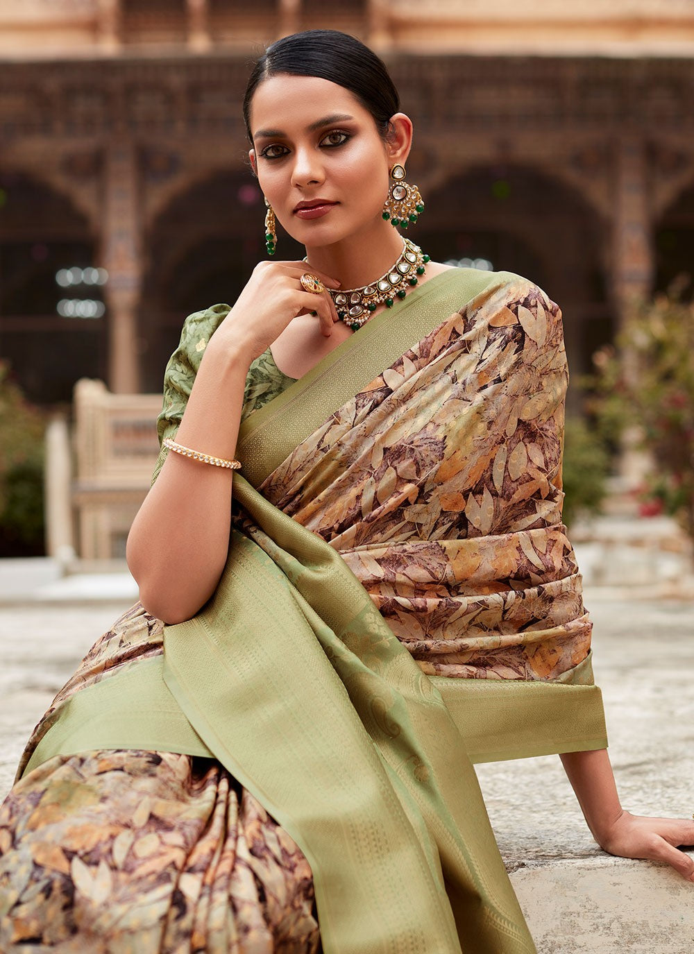 Classic Woven Crepe Silk Saree - S4533