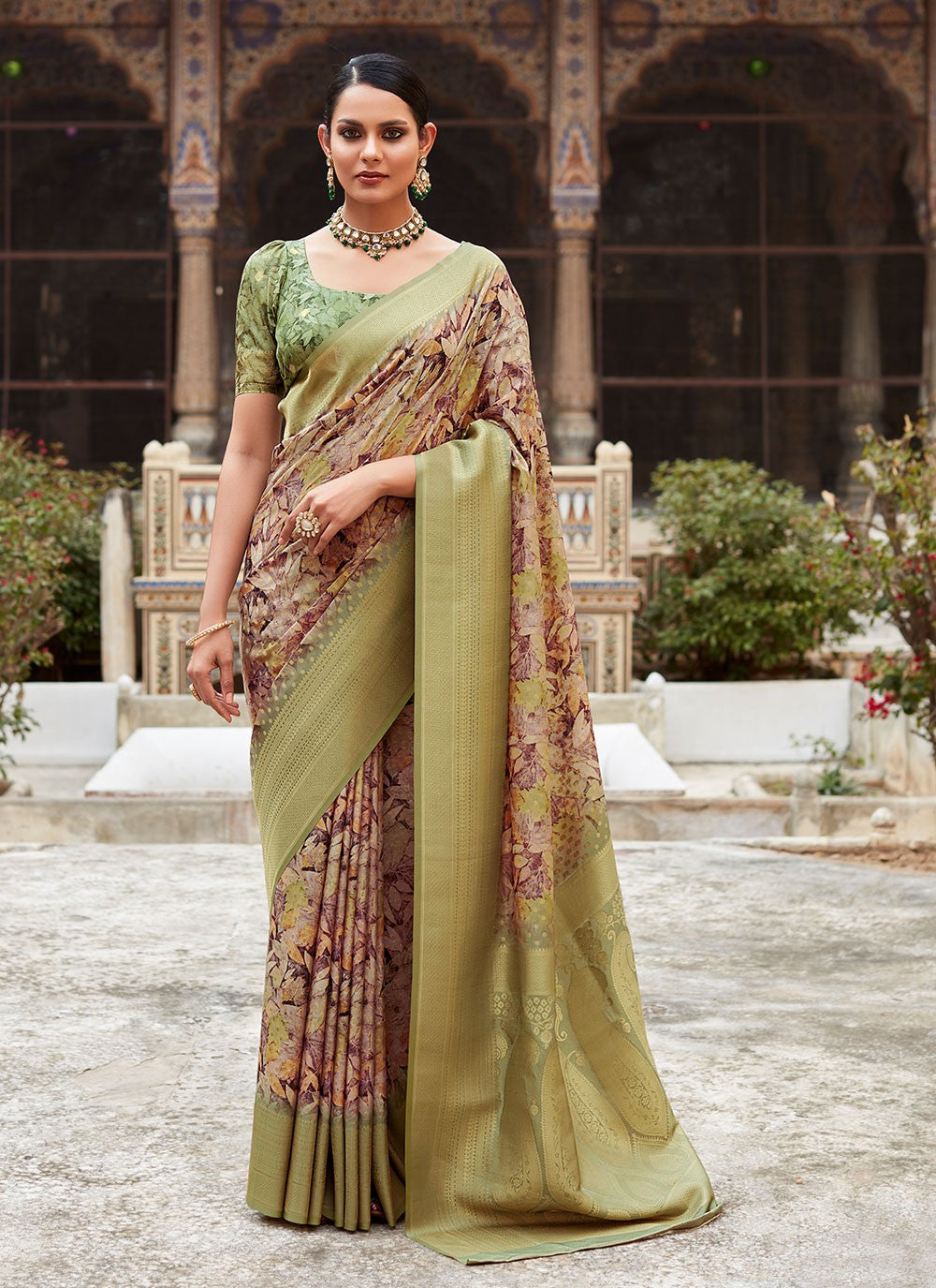 Classic Woven Crepe Silk Saree - S4533
