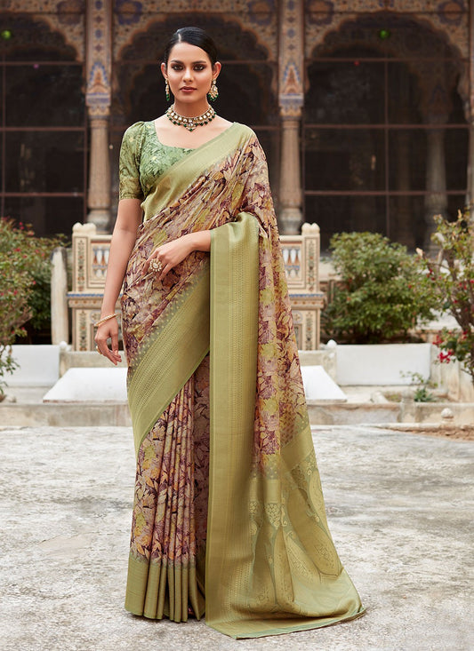 Classic Woven Crepe Silk Saree - S4533