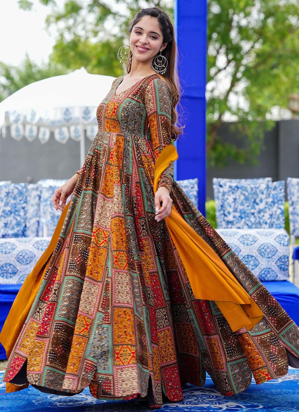 Rayon Gown - G1425