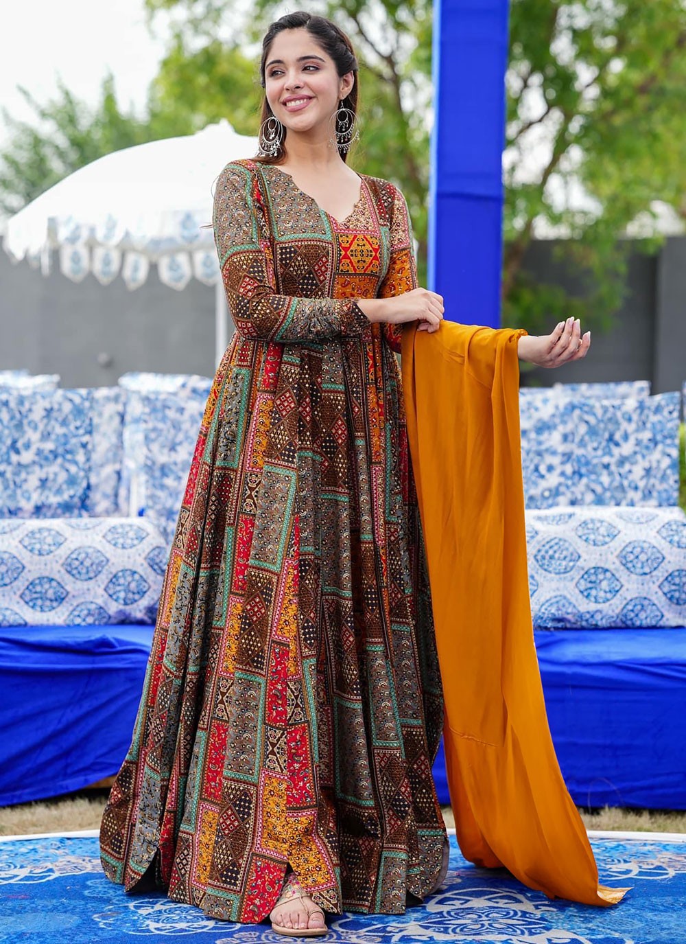 Rayon Gown - G1425