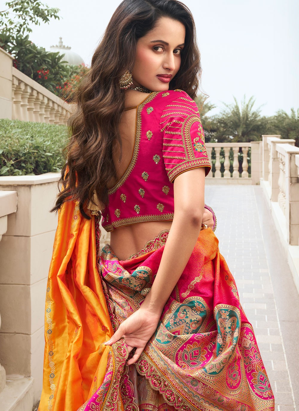 Embroidered Silk A - Line Lehenga - L2244