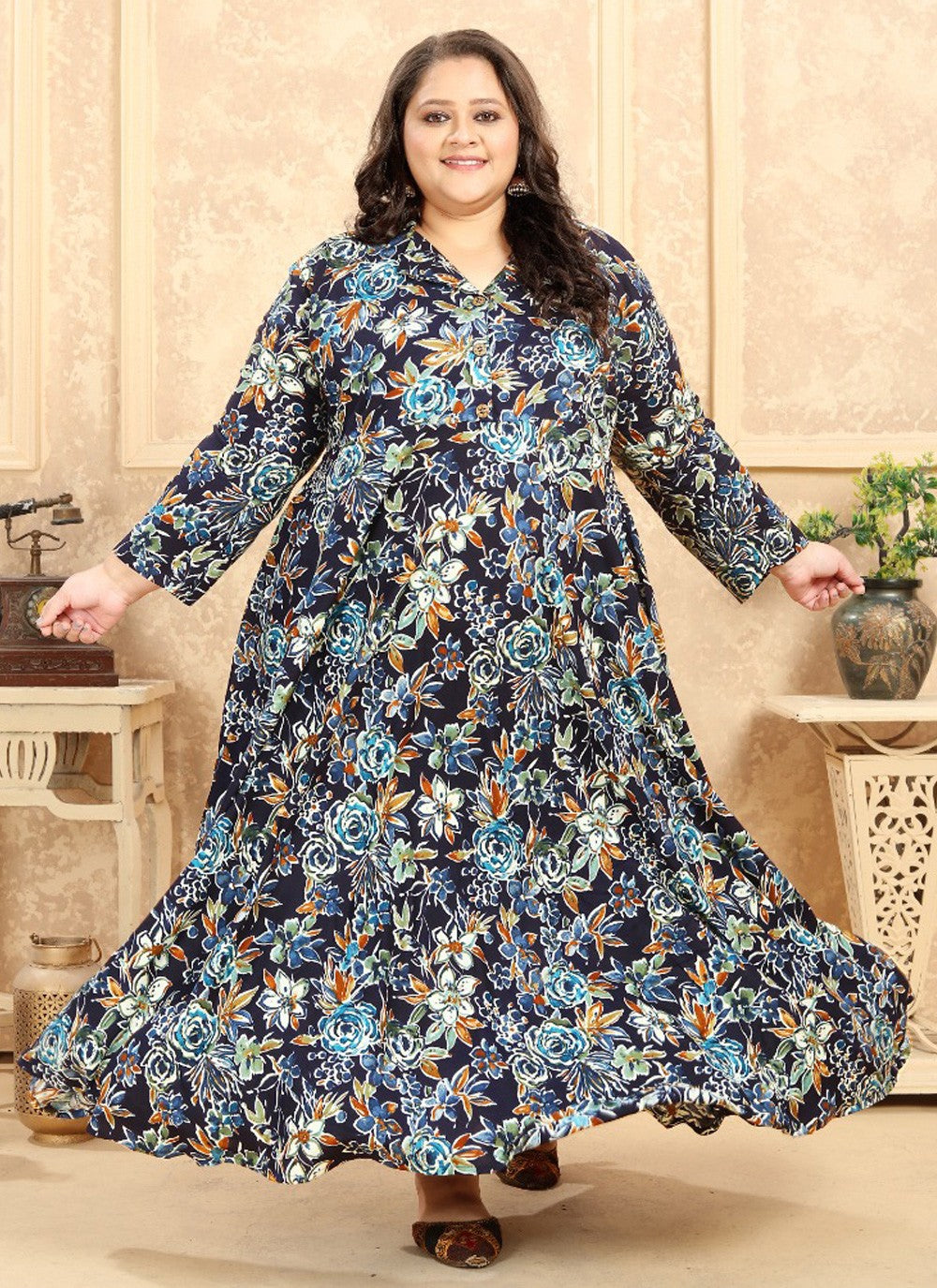 Rayon Gown - G1206