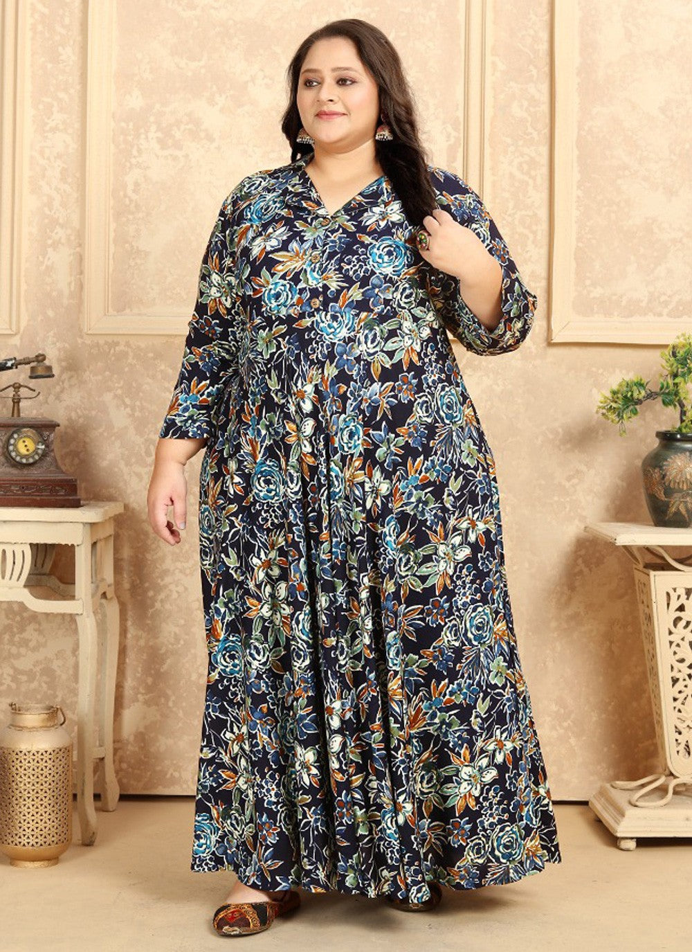 Rayon Gown - G1206