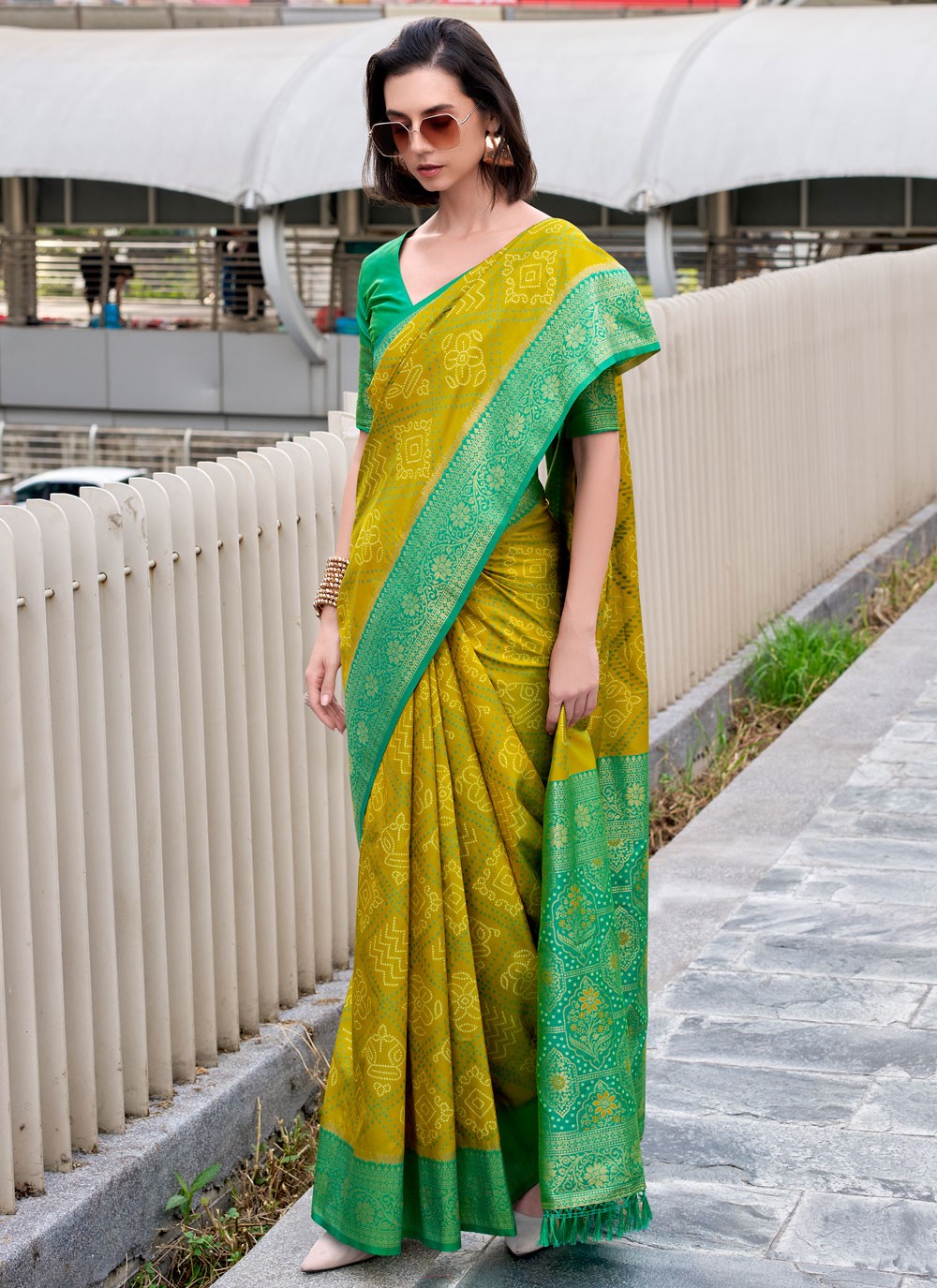 Multi Colour Silk Classic Saree Weaving Zari S18082