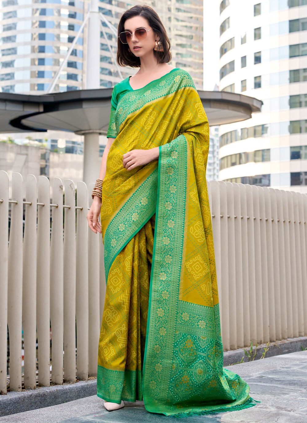 Multi Colour Silk Classic Saree Weaving Zari S18082