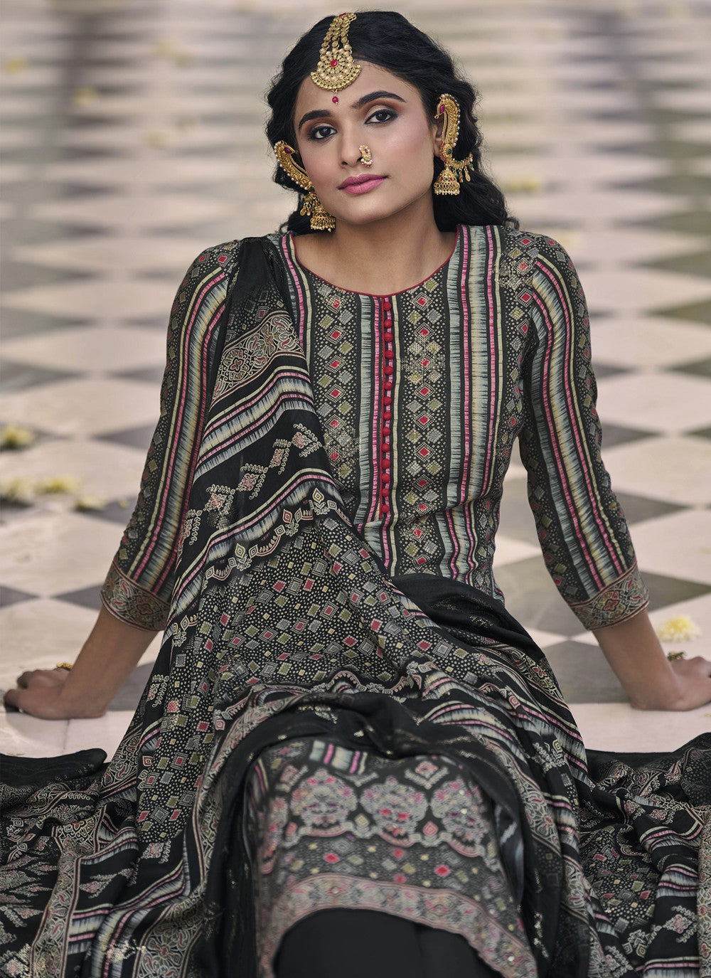 Muslin Salwar Suit - T1311