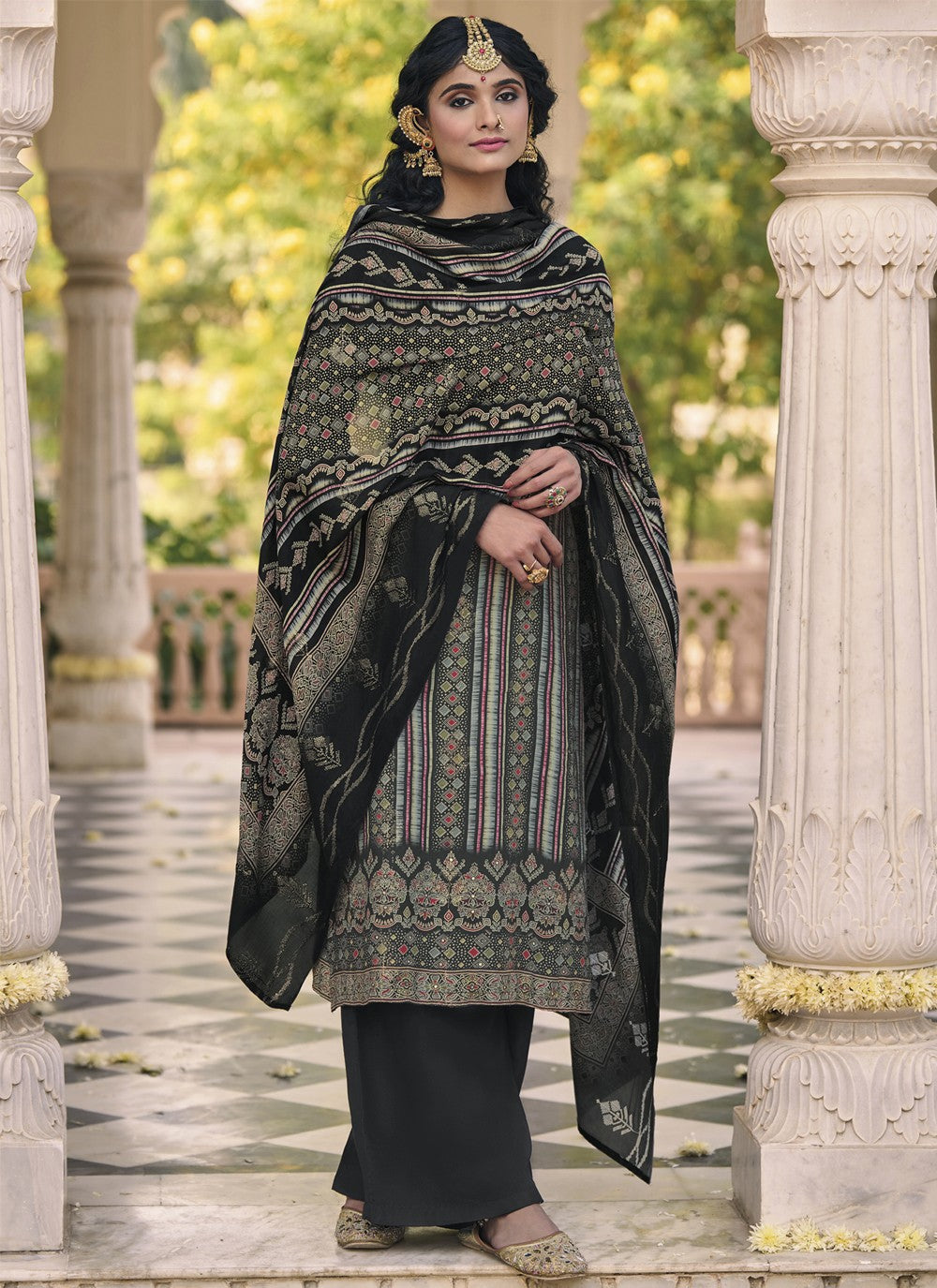 Muslin Salwar Suit - T1311