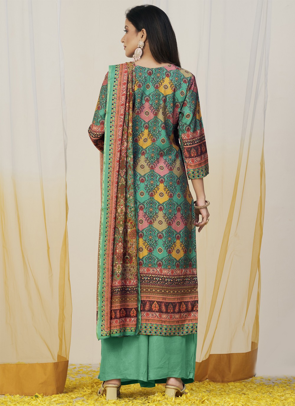 Muslin Salwar Suit - T1324