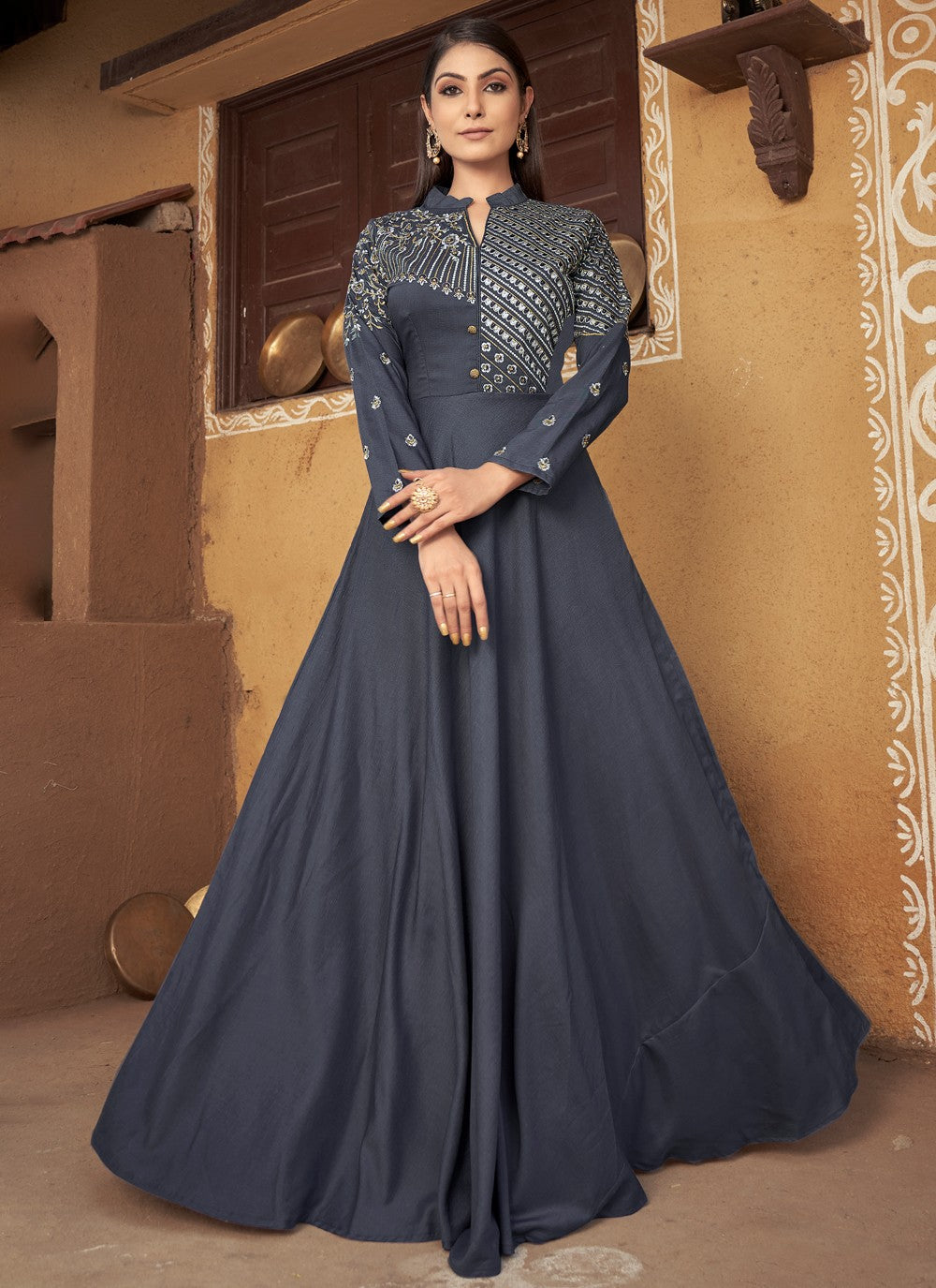 Muslin Gown - G1184