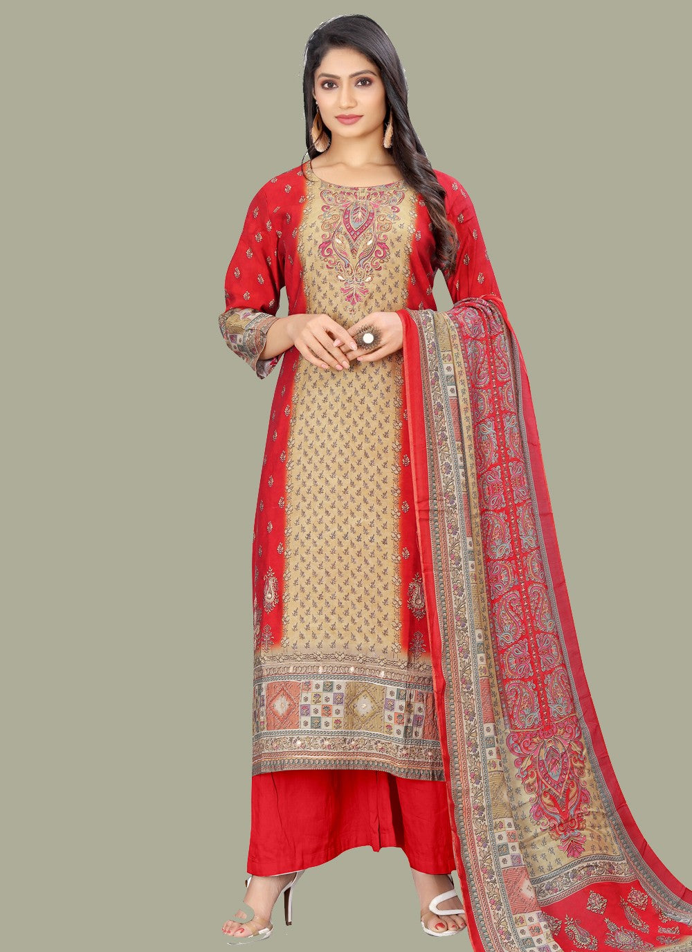 Muslin Salwar Suit - T1297