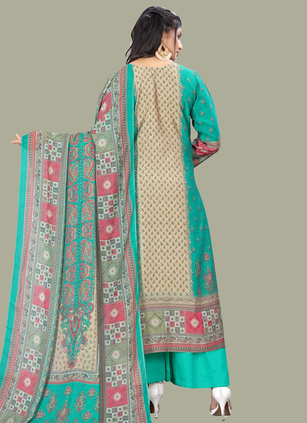 Muslin Salwar Suit - T1297