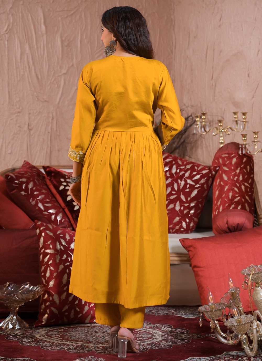 Archive Embroidered, Zari 316786 Mustard T6820