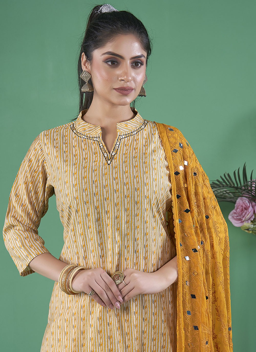 Art Silk Salwar Suit - T3107