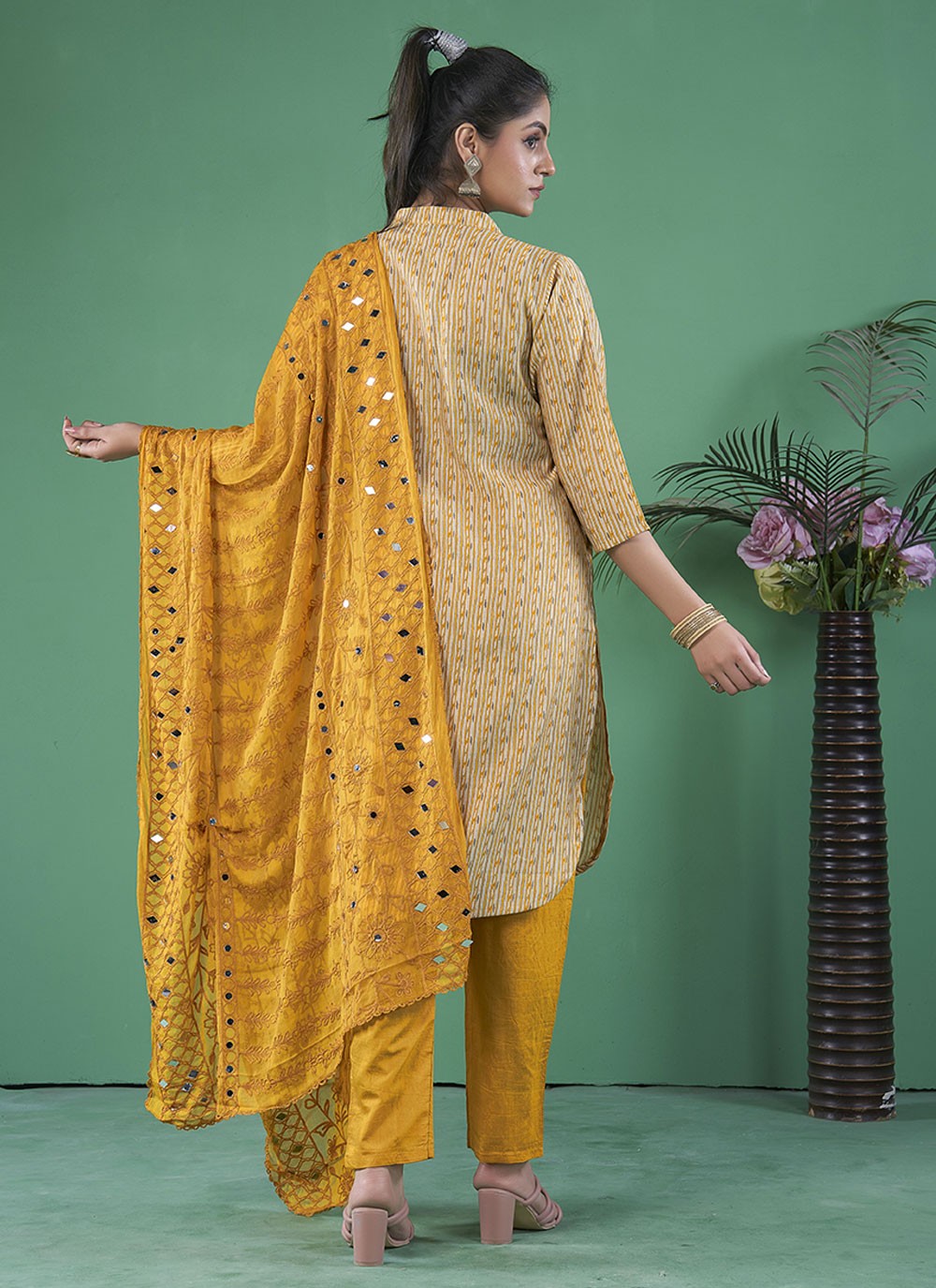 Art Silk Salwar Suit - T3107